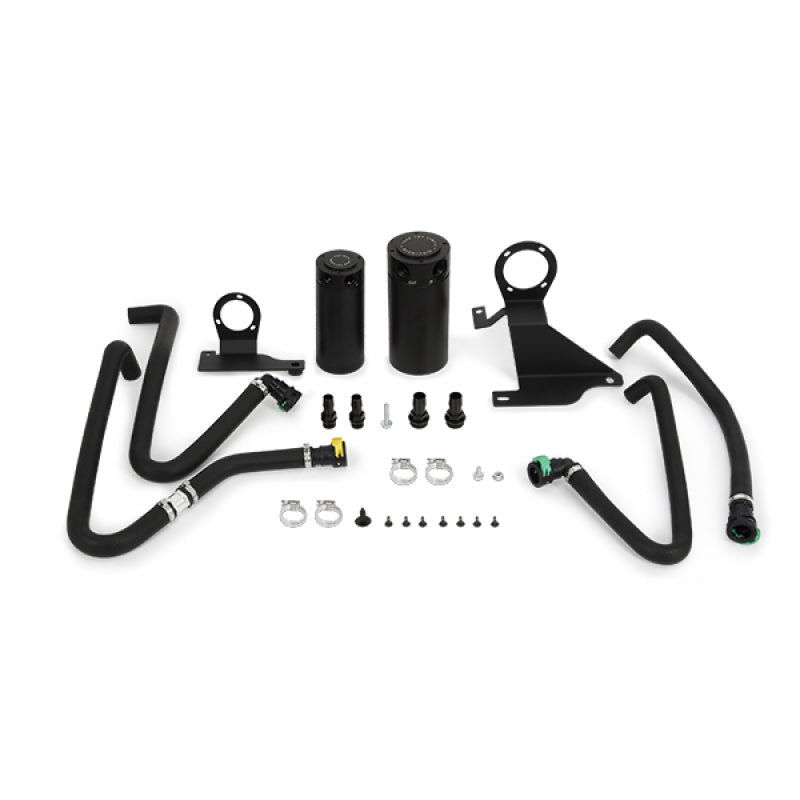 Mishimoto Baffled Oil Catch Can Kit | 2011-2014 Ford F-150 3.5L EcoBoost (MMBCC-F35T-11SBE)