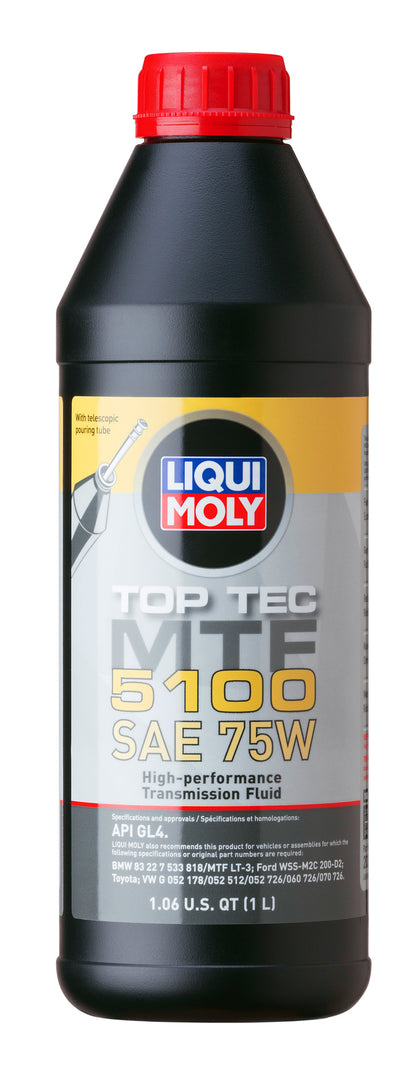 LIQUI MOLY 1L Top Tec MTF 5100 Gear Oil SAE 75W | Ford Bronco (21-26) (20352)