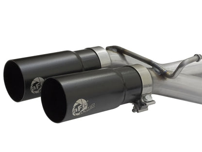 aFe 3in to 2.5in SS Cat-Back Exhaust w/ Black Tip | Ford F150 (04-08) V8 4.6/5.4L (49-43079-B)