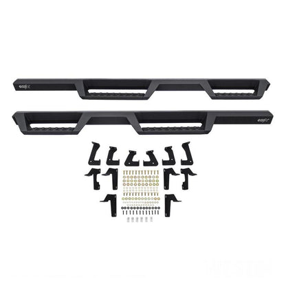 Westin Heavy Duty Textured Black Drop Nerf Step Bars: Jeep Wrangler JL Unlimited 2018-2024