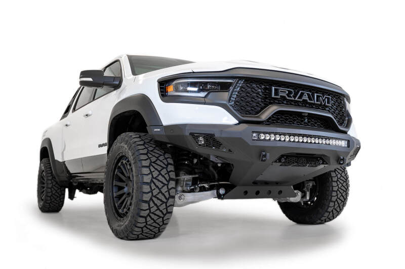 Addictive Desert Designs Stealth Fighter Front Bumper (FRONT): Ram 1500 TRX (19-24) - Hammer Black