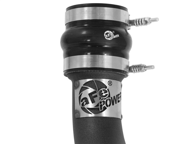aFe BladeRunner 3" Hot Charge Pipe Black: RAM 2500/3500 2013-2018 6.7L Cummins