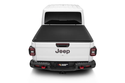 Rugged Ridge Armis Soft Rolling Bed Cover: Jeep Gladiator (18-26) - Matte Black Fabric