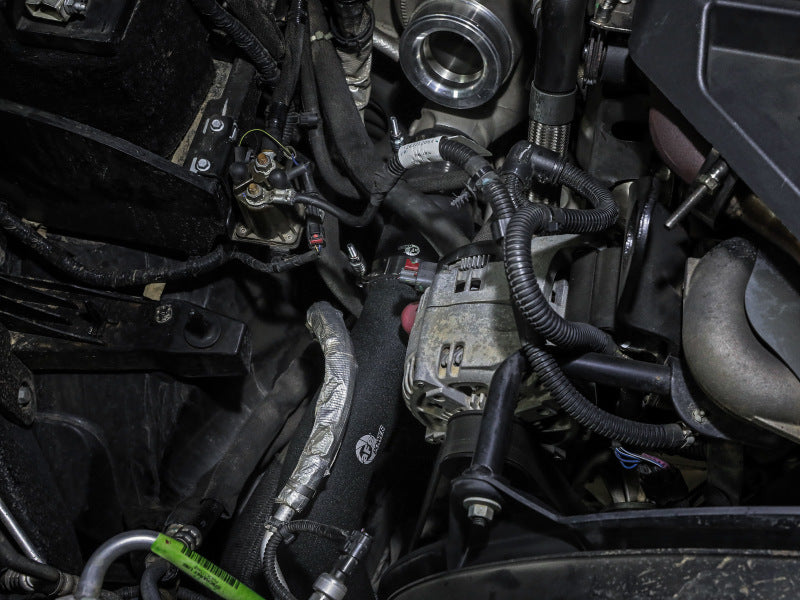 aFe BladeRunner Hot & Cold Charge Pipe Kit: Fits RAM 2500/3500 2019-2023 6.7L Cummins - Wrinkle Black