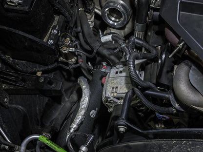 aFe BladeRunner Hot & Cold Charge Pipe Kit: Fits RAM 2500/3500 2019-2023 6.7L Cummins - Wrinkle Black
