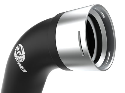 aFe BladeRunner Hot & Cold Charge Pipe Kit (BLACK): Jeep Gladiator / Wrangler 3.0L EcoDiesel (21-23)