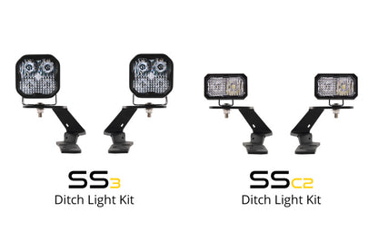 Diode Dynamics Ditch Light Brackets | Ford Ranger (19-26) (DD6582)