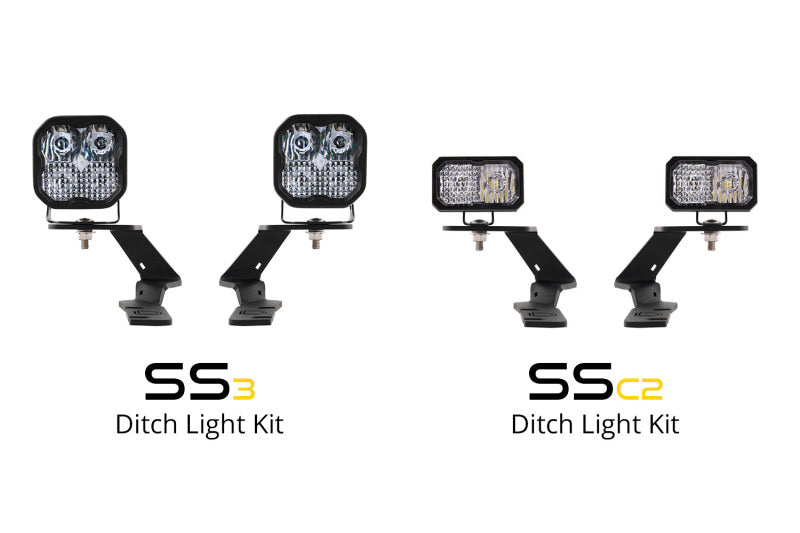 Diode Dynamics Ditch Light Brackets | Ford Ranger (19-26) (DD6582)
