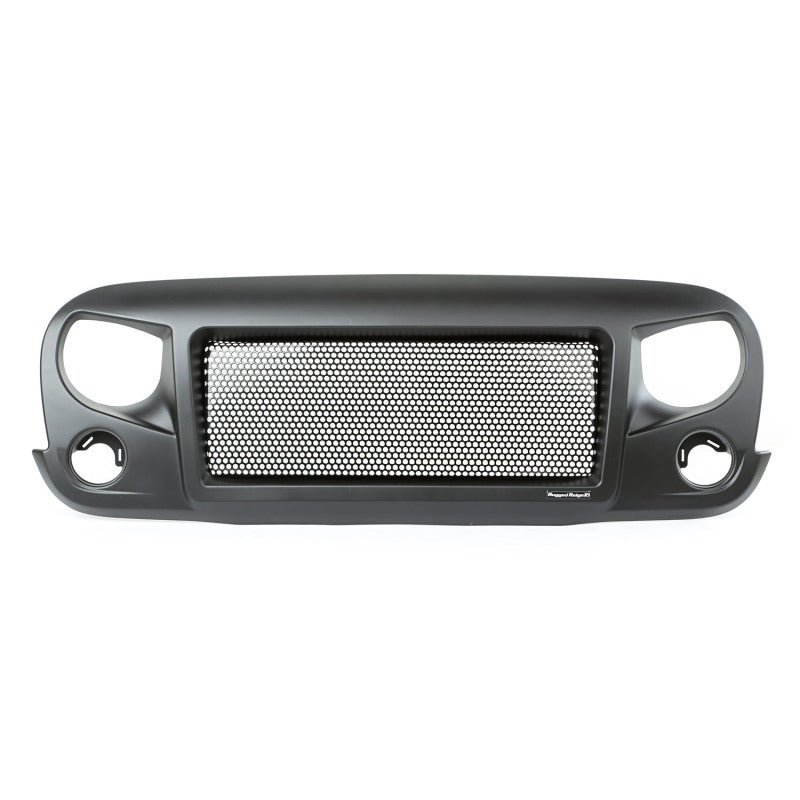 Rugged Ridge Spartan Satin Black Grille: Fits Most Jeep Wrangler Models (2007-2018)