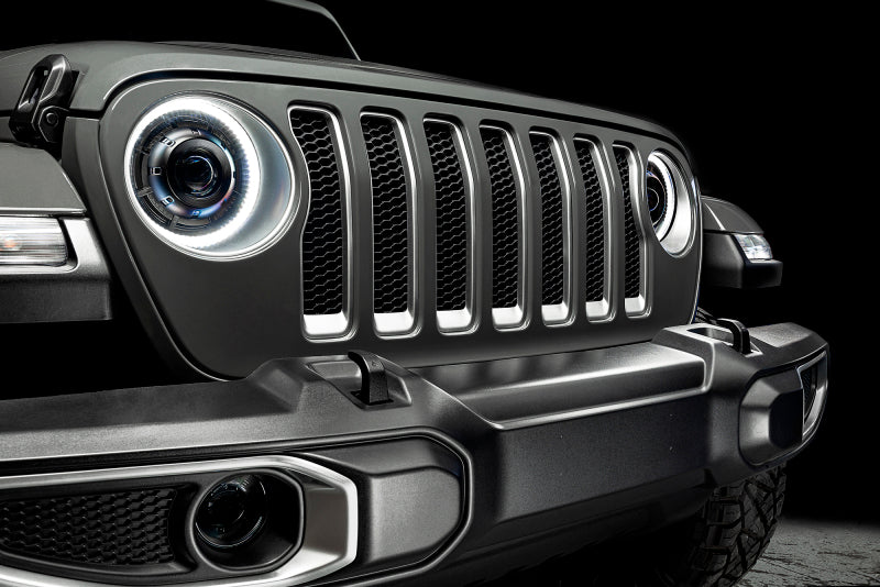 Oracle Lighting Bi-LED Projector Headlights Matte Black: Jeep Wrangler (18-24) / Gladiator (20-24)