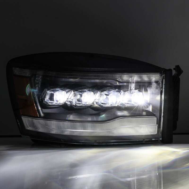AlphaRex NOVA LED Projector Headlights (Alpha-Black): Dodge Ram 1500 (06-08) & 2500/3500 (06-09)
