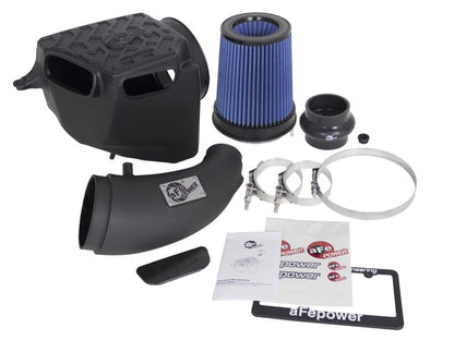 aFe Momentum GT Cold Air Intake System Pro 5R Filter (FRONT): Jeep Wrangler JK 2007-2011 3.8L w/ Mechanical Fan