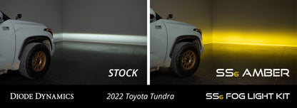 Diode Dynamics SS6 LED Fog Light Kit | Toyota Tundra (22-26) (DD7419)