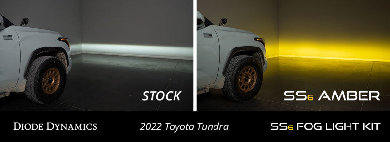 Diode Dynamics SS6 LED Fog Light Kit | Toyota Tundra (22-26) (DD7419)