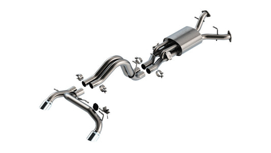 Borla 2.75in ATAK Catback Exhaust | Ford Bronco Raptor V6 Turbo (22-24) w/ Chrome Tips (140934)