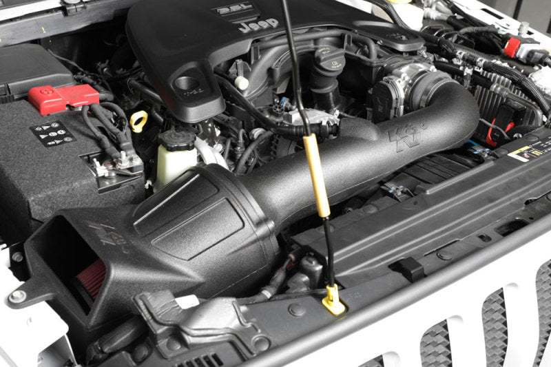 K&N 63 Series Cold Air Intake: Jeep Wrangler & Gladiator 3.6L V6 2020-2025