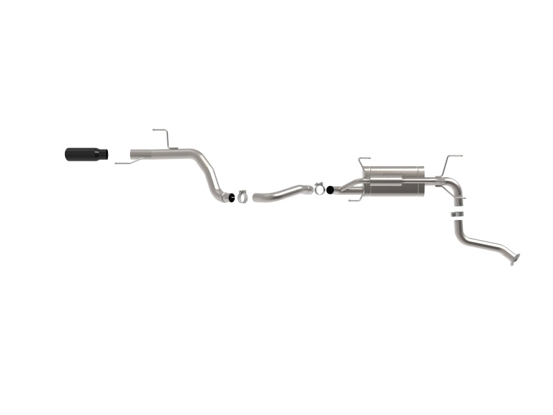 aFe Vulcan 2.5in-3in SS Cat-Back Exhaust w/ Black Tip | Toyota Land Cruiser (24-25) (49-36076-B)