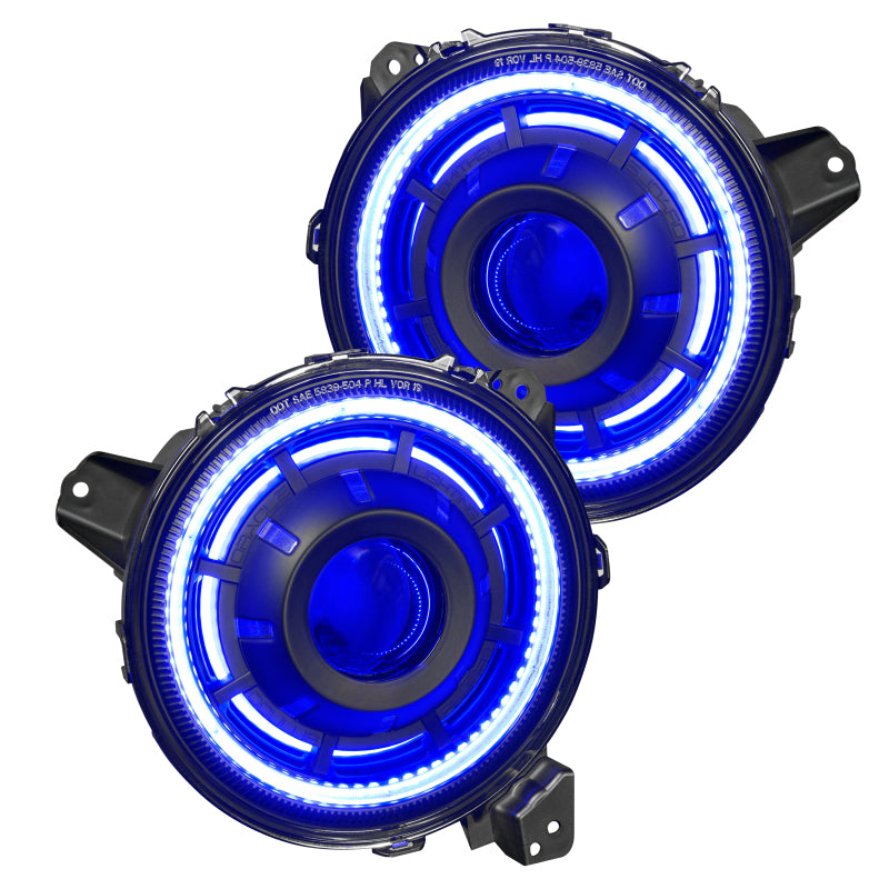 ORACLE Lighting Bi-LED Projector Headlights: Jeep Wrangler / Gladiator (18-24)