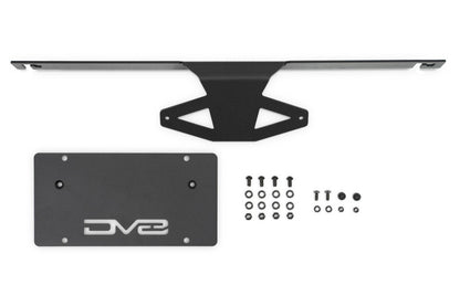 DV8 Offroad Capable Front Bumper License Plate Mount | Ford Bronco (21-26) (LPBR-05)