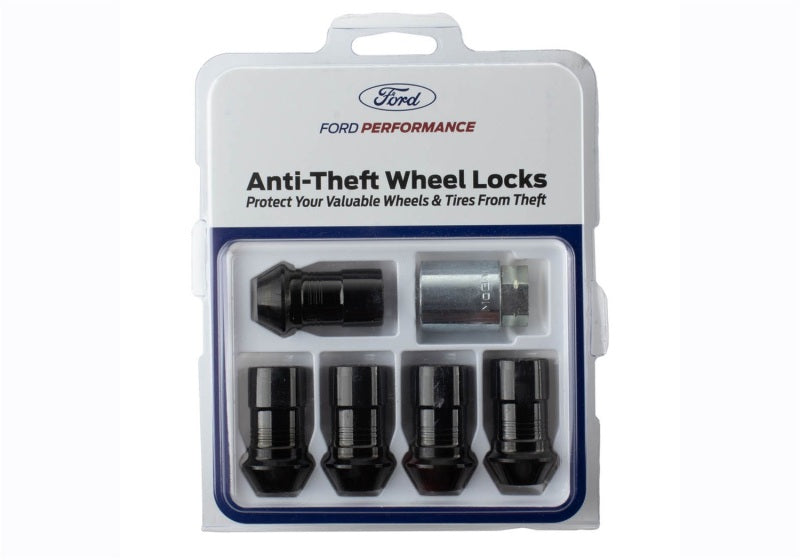 Ford Racing 2023+ Ford Bronco Raptor M14 x 1.5 Black Security Lug Nut Kit | Ford Bronco (21-26) (M-1A043-A5)