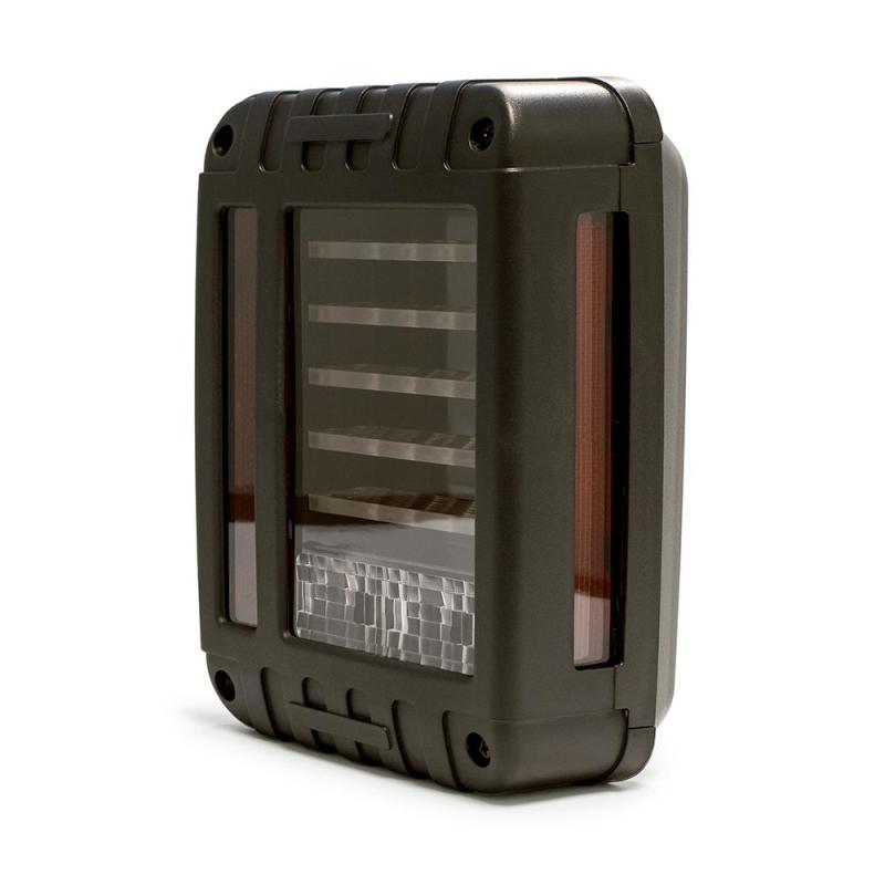 DV8 Offroad Octagon LED Tail Light: Jeep Wrangler JK 2007-2018