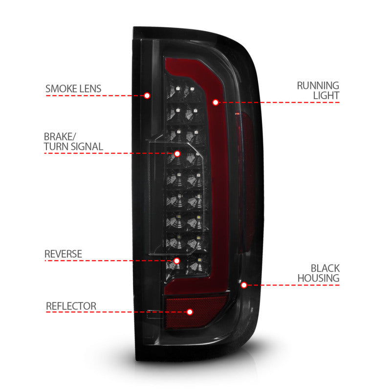 Anzo LED Tail Light w/ Red Lightbar | Chevrolet Colorado 15-21 (311433)
