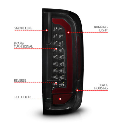 Anzo LED Tail Light w/ Red Lightbar | Chevrolet Colorado 15-21 (311433)