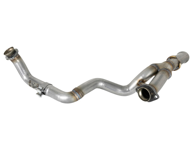 aFe Twisted Steel Y-Pipe | Jeep Wrangler JL (18-25) / Gladiator JT (20-25) (48-48026)
