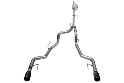 CORSA 3.5L V6 Sport Cat-Back Dual Rear Exit Exhaust | Ford F-150 (21-25) (21185BLK)