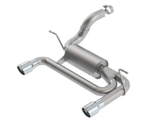 Borla S-Type Axle-Back Exhaust System (Polished Tips): Jeep Wrangler JL 3.6L V6 2018 - 2025