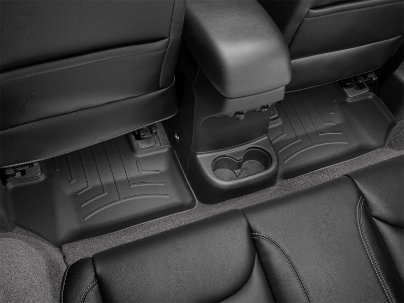 WeatherTech FloorLiner Rear Floor Mats (Black): Jeep Wrangler JK 2014 - 2018 (445733)