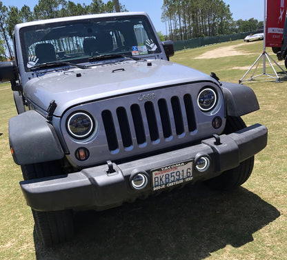ORACLE Lighting 7in High Powered LED Headlights (FRONT): Jeep Wrangler / Wrangler JK (07-18) - Black