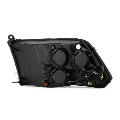 AlphaRex LUXX LED Projector Headlights (Black): Dodge Ram 2009 - 2018 (1500, 2500 & 3500)
