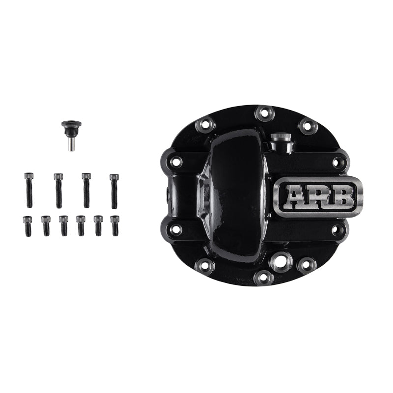 ARB Black Diff Cover D30: Jeep Grand Cherokee (93-04) / Wrangler (87-17) / Wrangler JK 2018