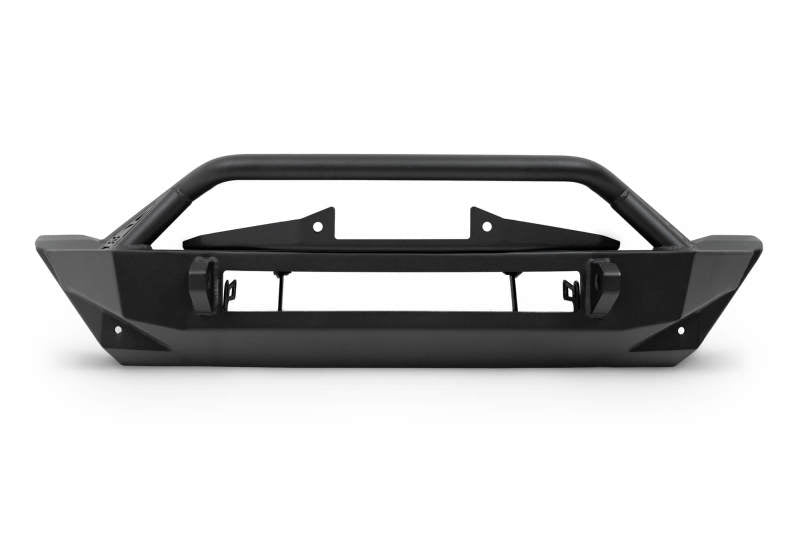 DV8 Offroad FS-1 Series Stubby Front Bumper: Jeep Gladiator / Wrangler (18-26) - Black Powder Coat