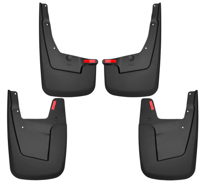 Husky Liners Custom-Molded Front and Rear Mud Guards: Ram 1500 2019-2024