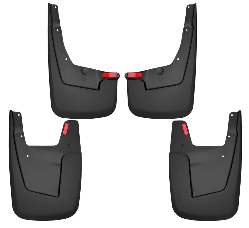 Husky Liners Custom-Molded Front and Rear Mud Guards: Ram 1500 2019-2024