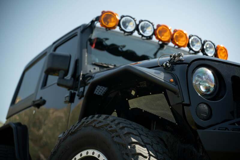 DV8 Offroad 2007-2018 Jeep Wrangler JK Slim Fender Flares | Jeep (FDJK-06)