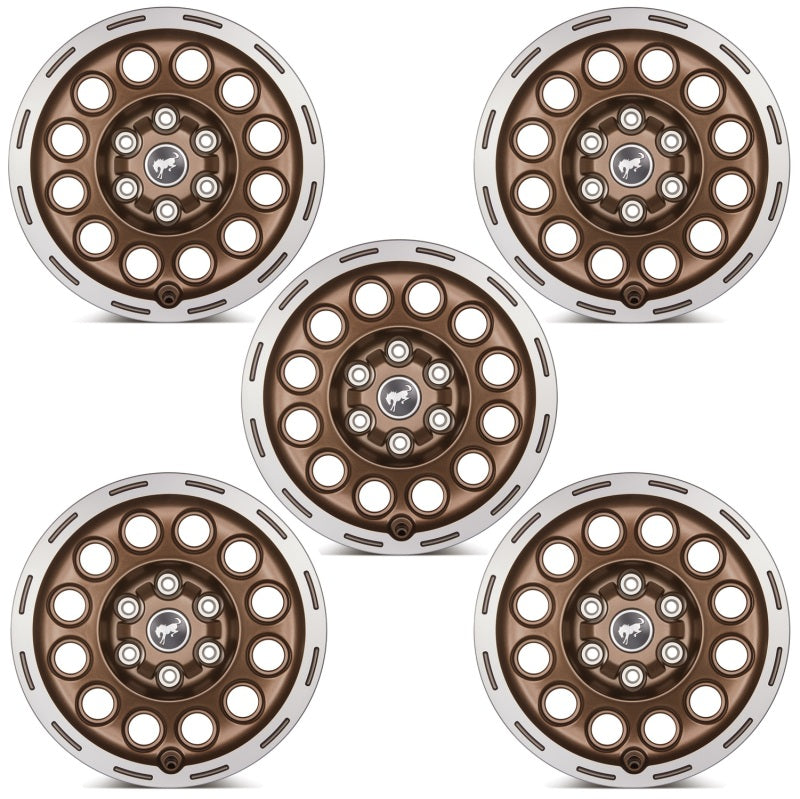 Ford Racing 17x8.0 Wheel Kit | Ford Bronco (21-26) (M-1007K-P1780BRN)