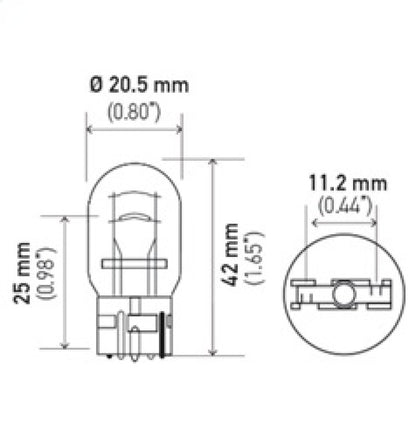 Hella 7443 12V 21/5W Bulb | Ford Ranger (19-26) (7443)