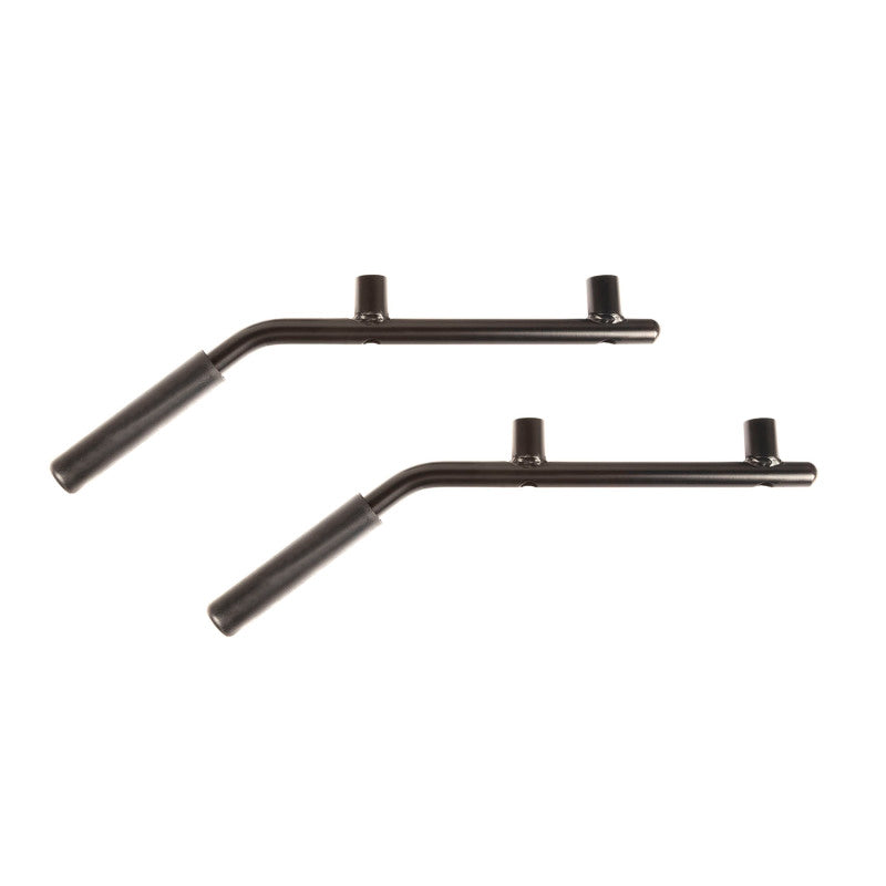 Rugged Ridge Steel Grab Handles Rear Pair (REAR): Jeep Wrangler (07-18) - Black
