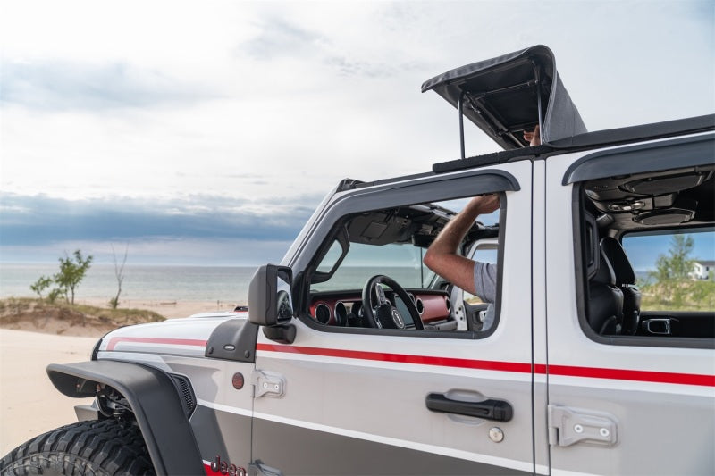 Rugged Ridge Voyager Fastback Soft Top - Black Diamond: Fits Most Jeep Gladiator Models (2018-2026)