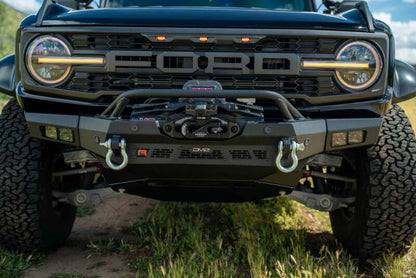 DV8 Offroad 2022+ Ford Bronco Raptor Spec Series Winch Front Bumper | Ford Bronco (21-26) (FBFR-01)