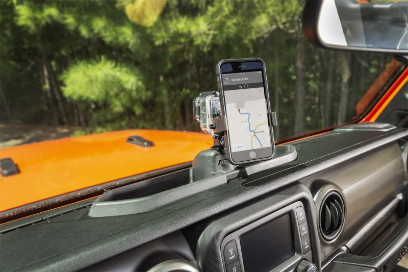 Rugged Ridge Dash Multi-Mount w/Phone Holder | Jeep Gladiator JT / Wrangler JL / Wrangler JK (18-25) (13551.23)