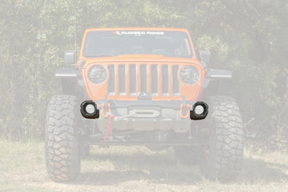 Rugged Ridge Venator Stubby Front Bumper Ends: Jeep Wrangler / Gladiator (18-26) - Satin Black