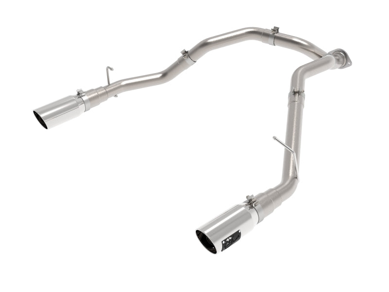 aFe Large Bore-HD 3in 409 SS DPF-Back Exhaust w/ Polished Tip: Ram 1500 3.0L (19-24)