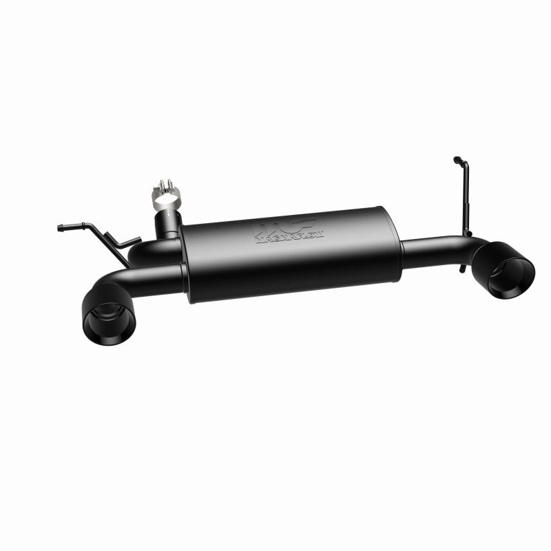 Magnaflow Street Series Axle-Back Perf Exhaust Dual Split Exit Black Tips (REAR): Jeep Wrangler JK 2007-2018 3.6L/3.8L