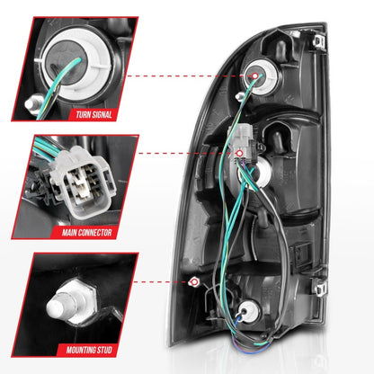ANZO LED Tail Light Assembly | Toyota Tacoma (05-15) (311042)