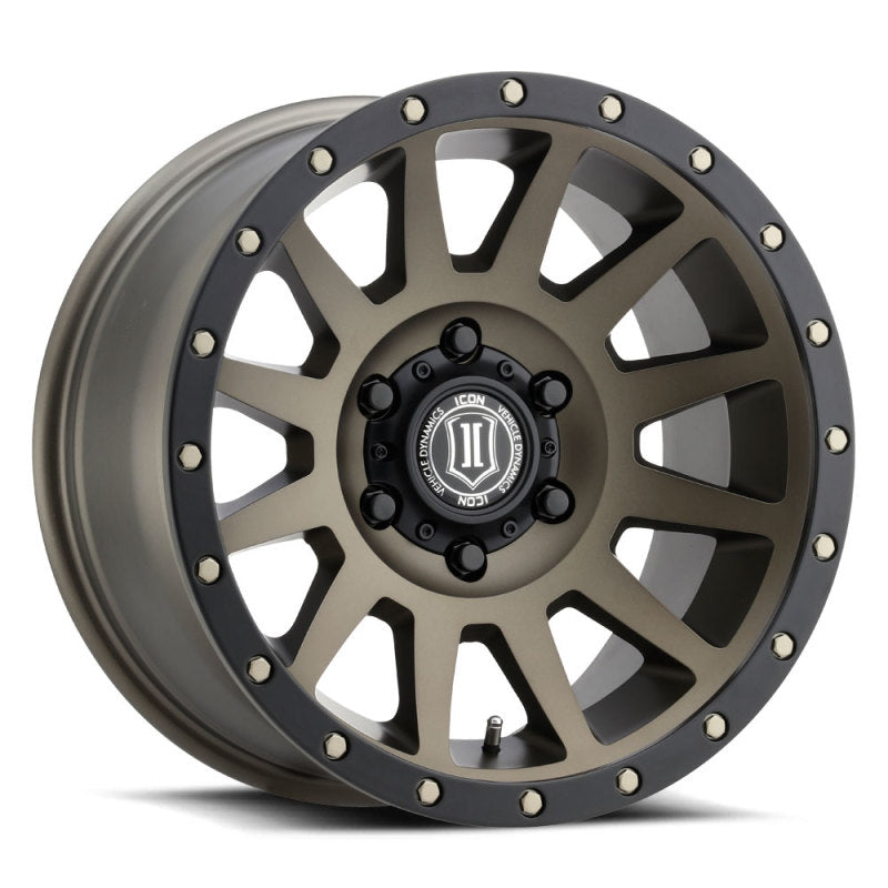 ICON 18x9 6x5.5 25mm Offset 6in BS Bronze Wheel | Ford Ranger / Bronco (19-26) (2018909060BR)