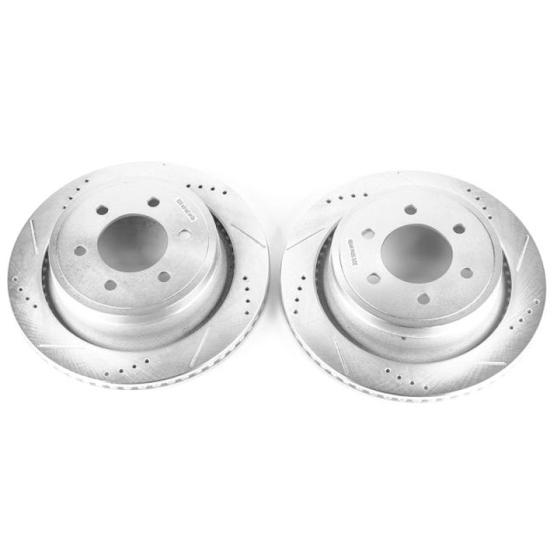 Power Stop Rear Drilled & Slotted Rotors | Ford F-150 (09-20) (AR85148XPR)